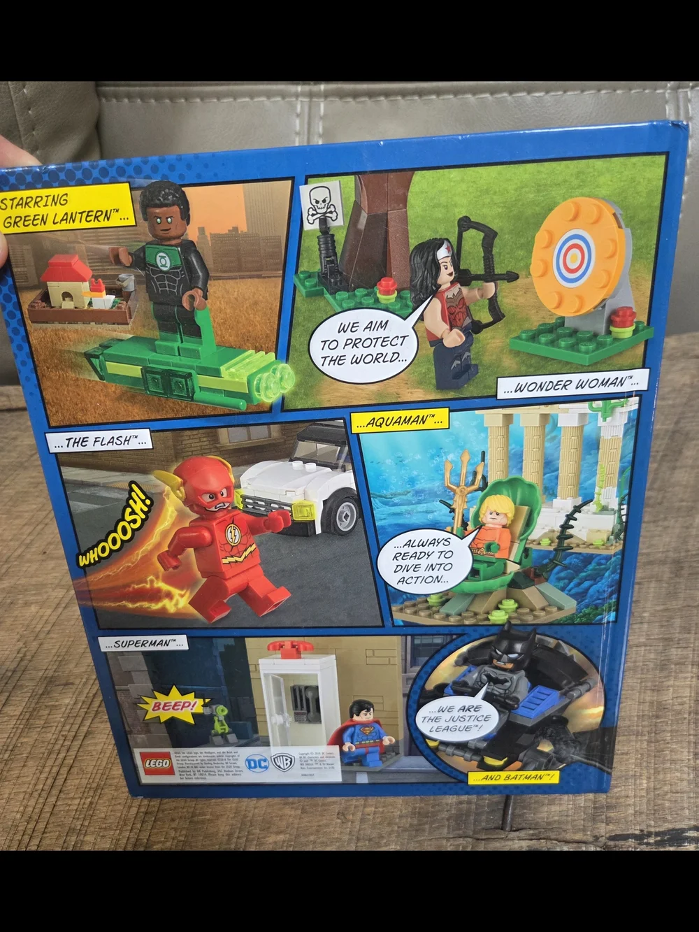 LEGO Super Heroes Build Your Own Adventure Book ~ Bin Q